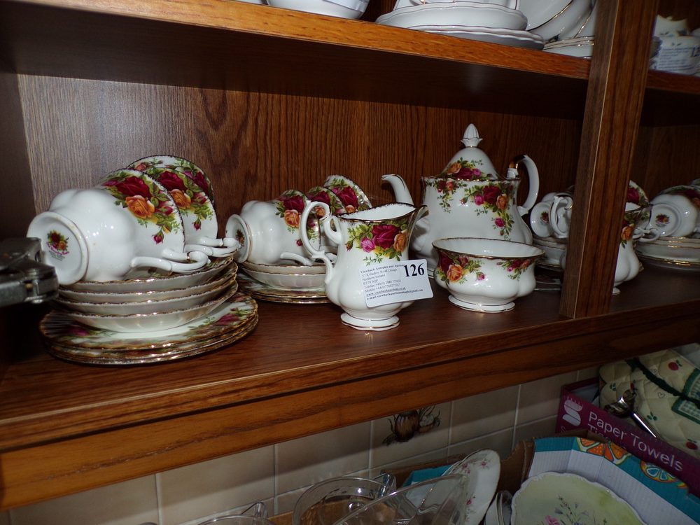 Royal Albert 12-piece tea set