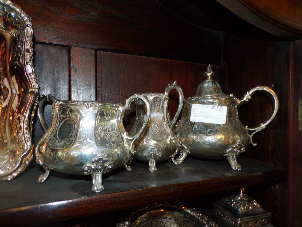 Victorian silver service hallmarked London 1855