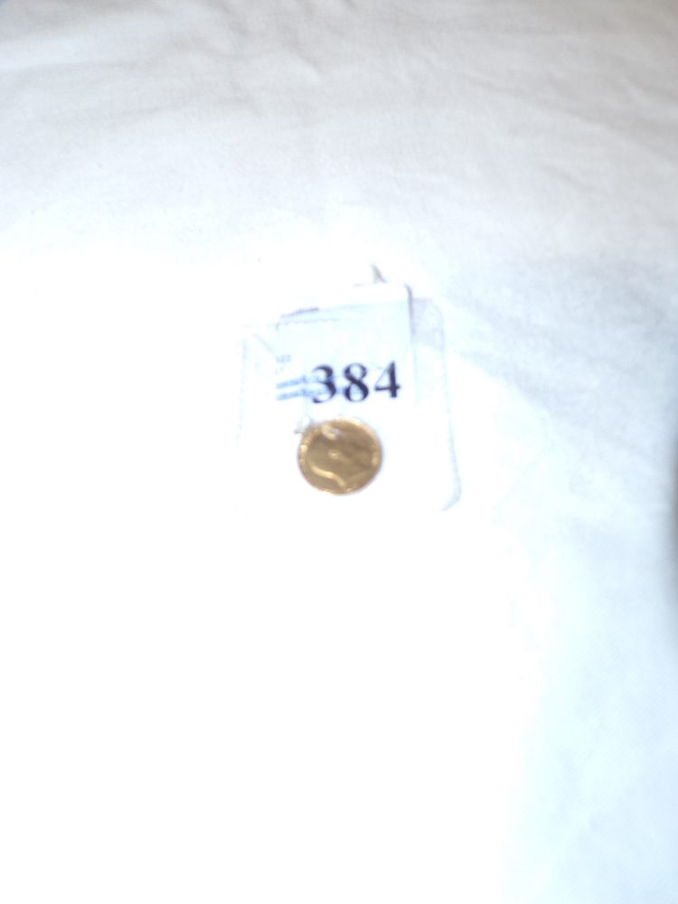 Half sovereign 1908 fob